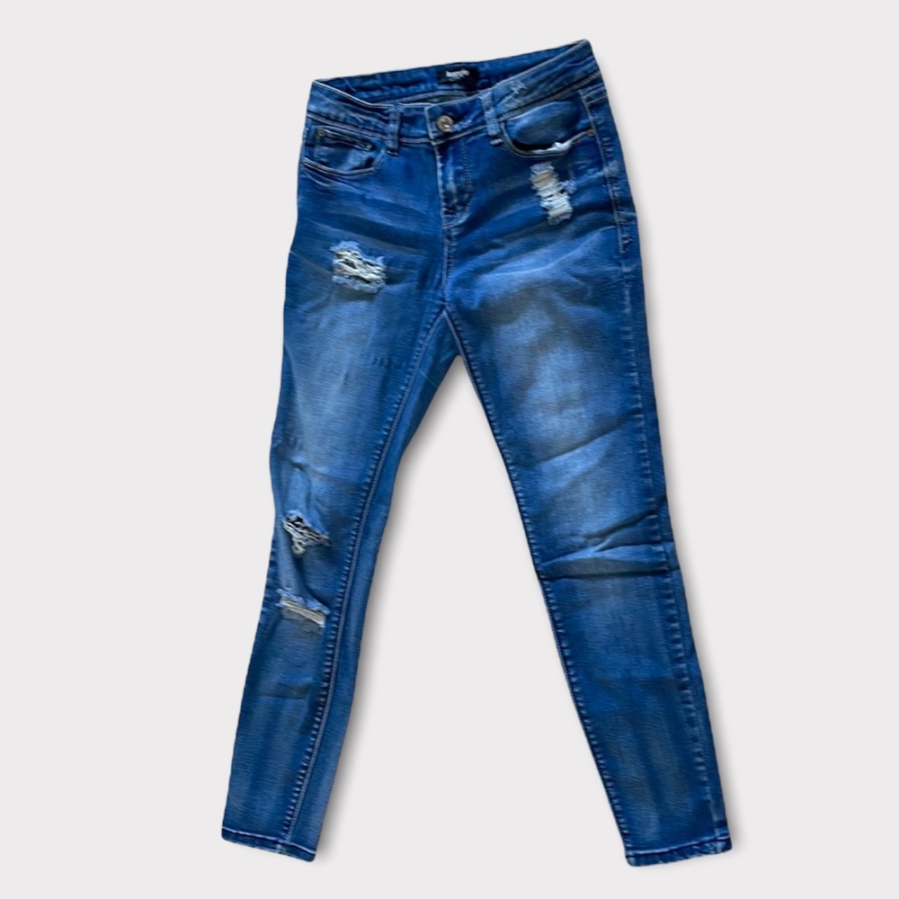 Light wash ripped jeans